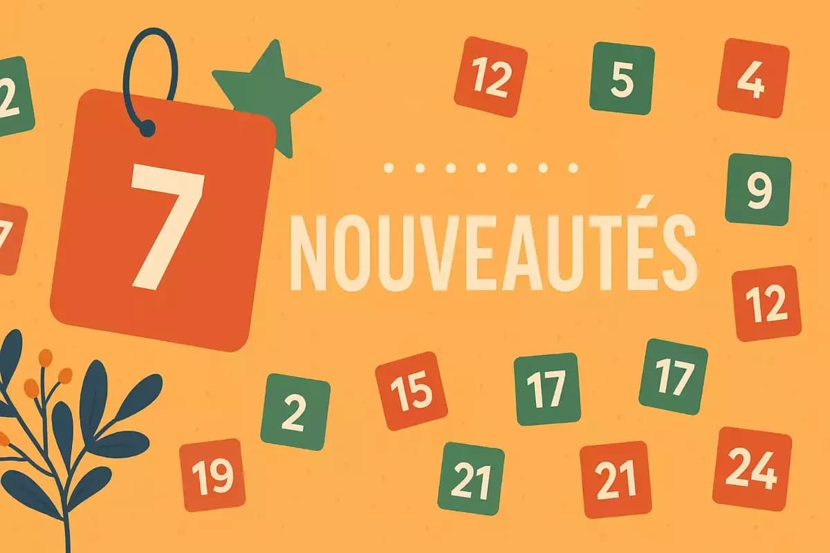Calendrier de l’Avent des évolutions 2018