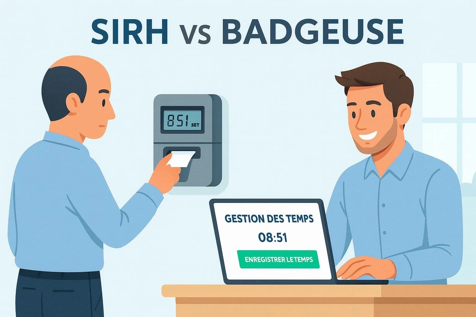 Pourquoi un sirh peut être mieux qu’une badgeuse