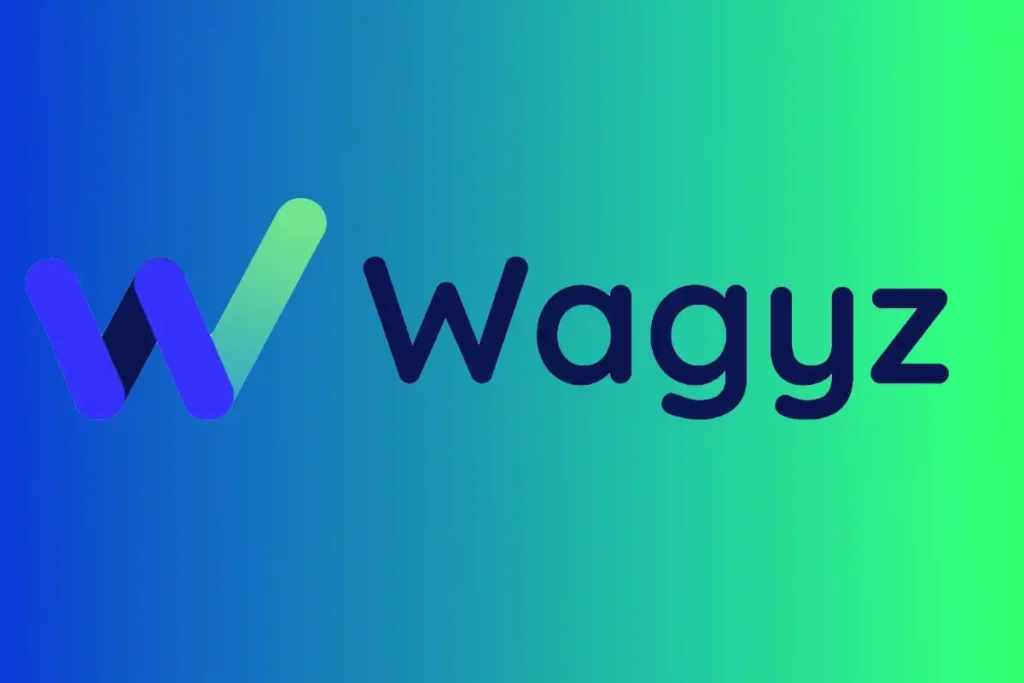Logo Wagyz sur fond dégradé bleu-vert, représentant le logiciel de paie moderne connecté au SIRH Kammi
